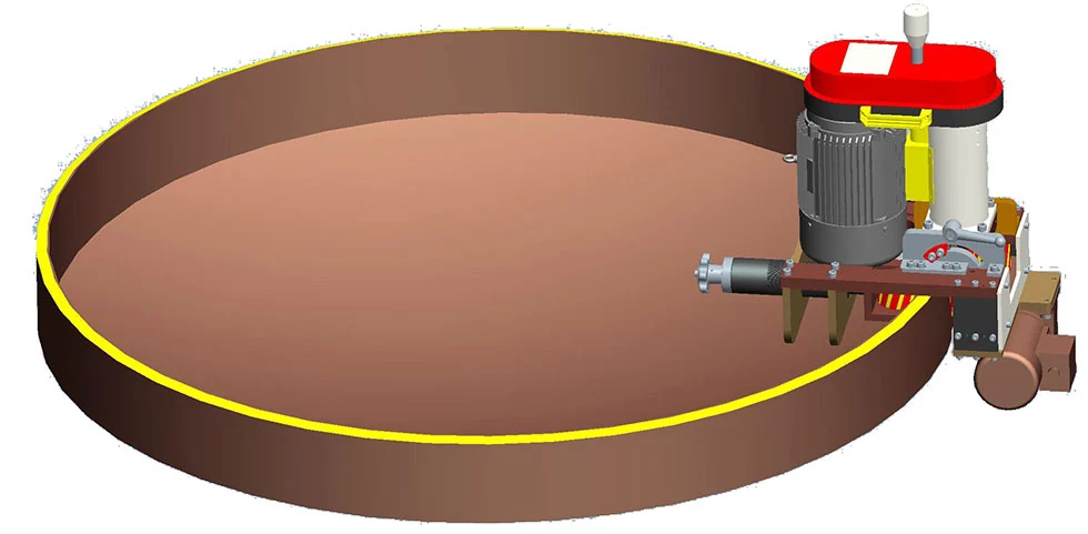Automatic Full-size Beveling Machine Vertical Operation Scheme