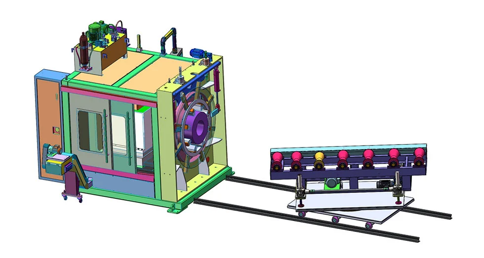 CNC end face beveling machine