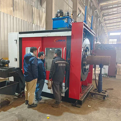 CNC end face beveling machine