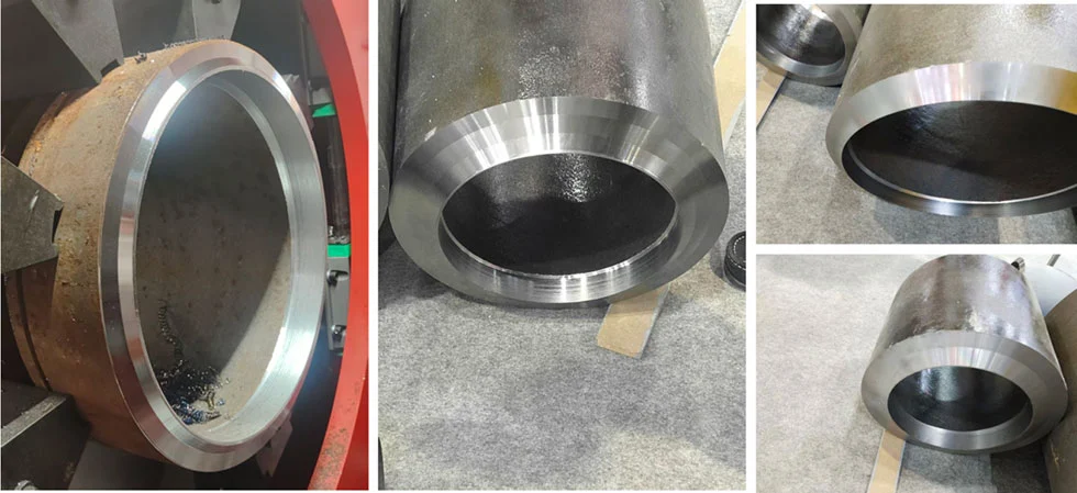 CNC end face beveling machine