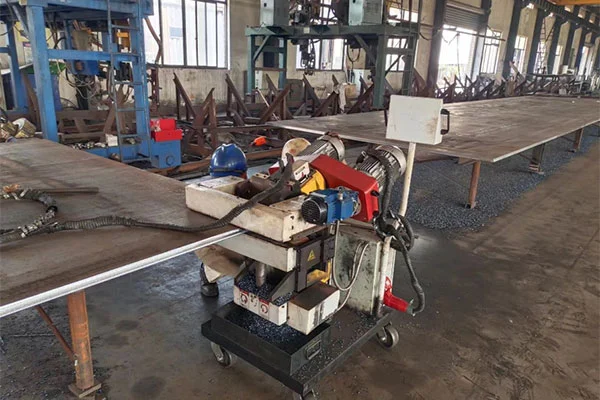 Steel Plate Bevel Milling Machine On-site Application